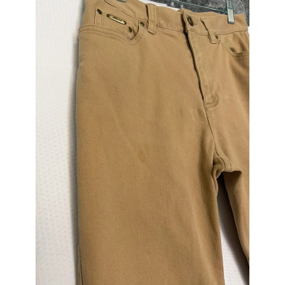 Lauren Ralph Lauren Tan Khaki Straight Leg High Rise Pants Size 4
